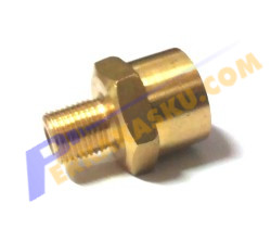 Generic 1/4" F x 1/8" M Nepel Adapter Kuningan