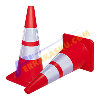 Generic Rubber - 70cm - 2 Pcs Traffic Cone