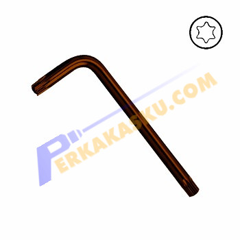 Lippro T-27 Kunci L Torx Pendek