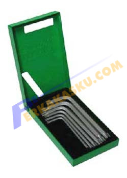Tekiro 6 Pcs - T25 - T55 Kunci L Torx T Set Pendek 