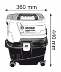 Bosch Vacuum Cleaner Wet & Dry GAS 15 06019E50K0 / GAS15 gambar 2
