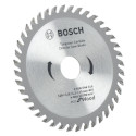 Mata Gergaji Circular 4" Bosch Mata Gergaji Circular 4" Bosch Eco for Wood - 40T adalah mata gergaji ekonomis dengan material Tungsten Carbide yang kuat, 40 gigi untuk potongan halus, dan minim getaran, ideal untuk berbagai jenis kayu.