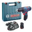 Bosch Mesin Bor Obeng Baterai GSR 1080-2-Li - 1 Baterai 0 601 9E2 0K4 / GSR1080 gambar 1
