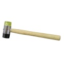 Palu Plastik Double C-Mart Palu Plastik Double C-Mart 30 mm 2 Way memiliki dua kepala plastik dan karet, gagang kayu, ideal untuk pekerjaan presisi dan perakitan tanpa merusak permukaan.