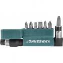 Jonnesway Obeng 1/4" Dr. Bit Set 8pcs - S08H208S / S 08 H 208 S gambar 1