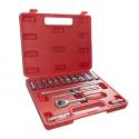 Lippro Kunci Sok 3/8" Set 16 Pcs - 6PT - Box Plastic 2221M / 6 PT gambar 2