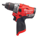 Milwaukee M12 FPD2-0 <br>Mesin Bor Tembok Baterai