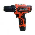 Modern Mesin Bor Obeng Baterai 12V + 24 Aksesoris 10mm M-13SET / 10 MM gambar 2
