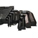 Propan Kunci L Set Panjang Stripped 9 Pcs, 3 - 14 mm 6128 gambar 4