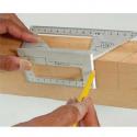 Shinwa Aluminium Saddle Layout Gauge / Siku Jepang 62113 - 168x63x73mm 62113 / 168 X 63 X 73 MM gambar 2