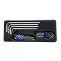 Kunci L dan Torx Set BluePoint 14pcs, chrome-vanadium