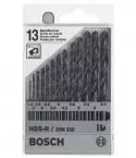 Compatible - Bosch HSS-R 13 Pcs, 1.5 - 6.5 <br>Mata Bor Besi Set