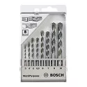 Compatible - Bosch 8 Pcs, 3 - 10mm CYL-4<br>Mata Bor Multi-Purpose Set