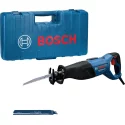 Mesin Gergaji Reciprocating Bosch Bosch GSA 12-30, gergaji reciprocating 1250W untuk pemotongan cepat dan presisi pada kayu hingga 220mm dan besi hingga 20mm.