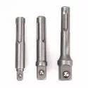 Generic 3 Pcs - SDS Plus<br>Extensi Sok untuk Mesin Bor RotaryHammer