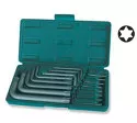 Jonnesway 16 Pcs - T6 - T70<br>Kunci L Torx Set Pendek 