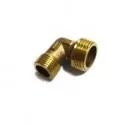 Lazaro 3/8 x 1/2 Inch<br>Elbow Knee Kuningan Comporessor