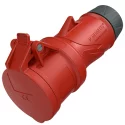 Socket Connector Mobile Listrik Industri Mennekes Konektor soket industri Mennekes PowerTOP Xtra 32A, IP54, untuk koneksi listrik 3 fase yang aman dan ergonomis di lingkungan kerja berat.