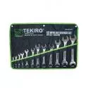 Kunci Pas Set Tekiro Set kunci pas Chrome-Vanadium 12 pcs ini ideal untuk pekerjaan perbaikan umum dan perawatan di bengkel atau rumah.