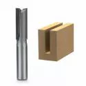 Compatible - UNIKEN Straight Bit Two Flutes 1/4" x 8mm<br>Mata Router / Trimmer