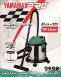 Vacuum Cleaner Wet & Dry Yamamax 800 Watt, 15 Liter, Stainless Steel